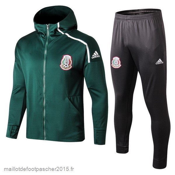 Maillot Foot Achat Sweat Shirt Capuche Mexique 2022 Vert Gris