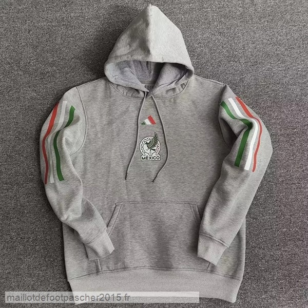 Maillot Foot Achat Sweats à Capuche Mexique 2022 Gris