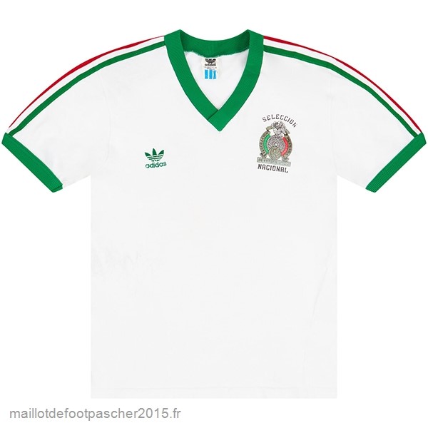 Maillot Foot Achat Exterieur Maillot Mexico Rétro 1983 Blanc