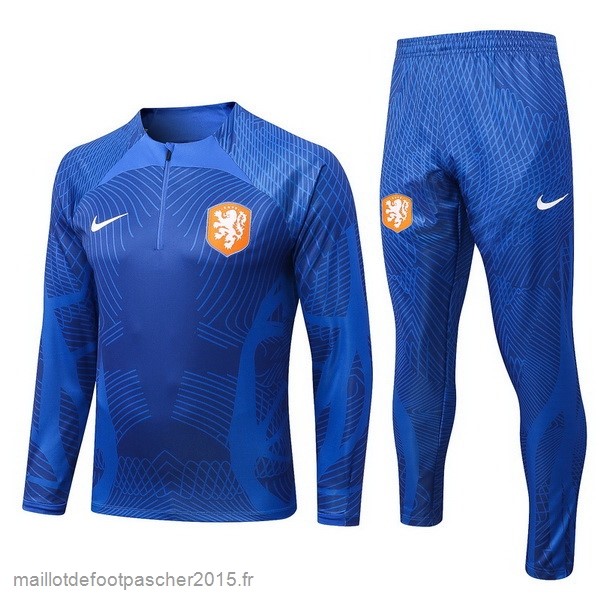 Maillot Foot Achat Survêtements Pays Bas 2022 Bleu