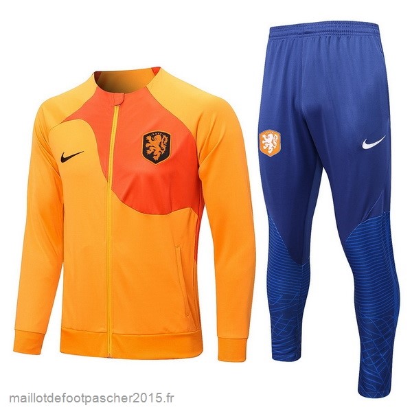 Maillot Foot Achat Survêtements Pays Bas 2022 Orange Bleu