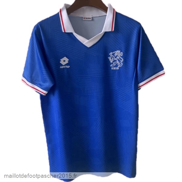 Maillot Foot Achat Exterieur Maillot Pays Bas Rétro 1991 Bleu