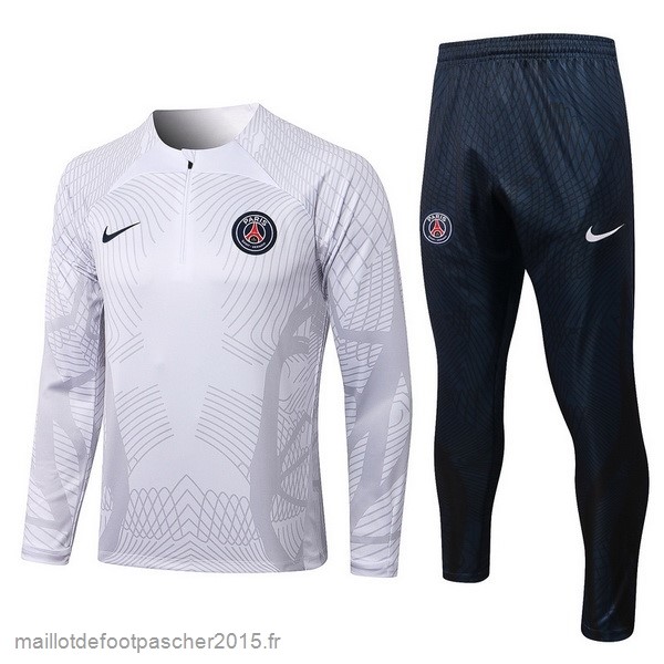 Maillot Foot Achat Survêtements Paris Saint Germain 2022 2023 Blanc