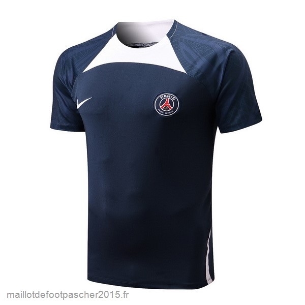 Maillot Foot Achat Entrainement Paris Saint Germain 2022 2023 Bleu Blanc