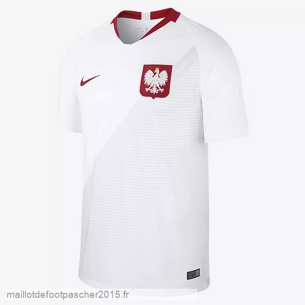 Maillot Foot Achat Domicile Maillot Pologne Rétro 2018 Blanc