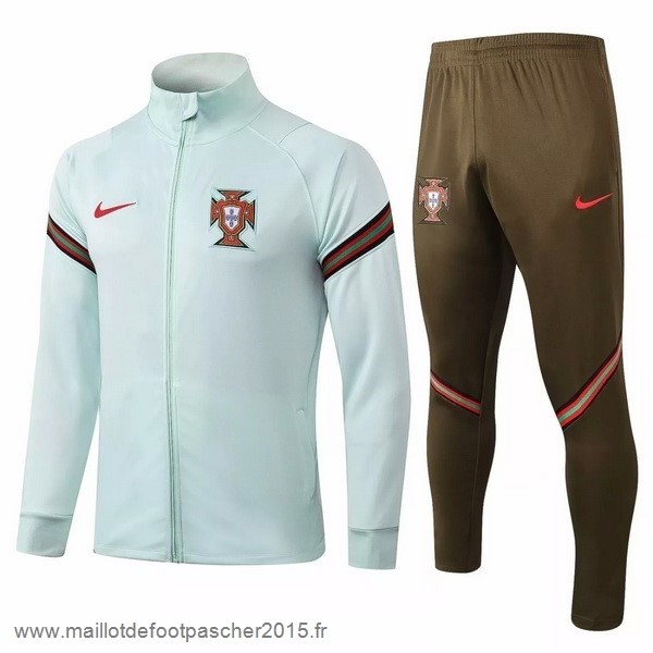 Maillot Foot Achat Survêtements Portugal 2020 Vert Marron