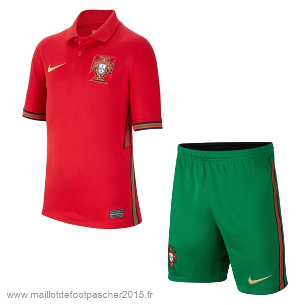 Maillot Foot Achat Domicile Conjunto De Enfant Portugal 2020 Rouge