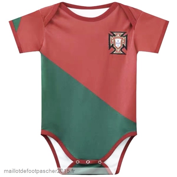 Maillot Foot Achat Domicile Onesies Enfant Portugal 2022 Rouge