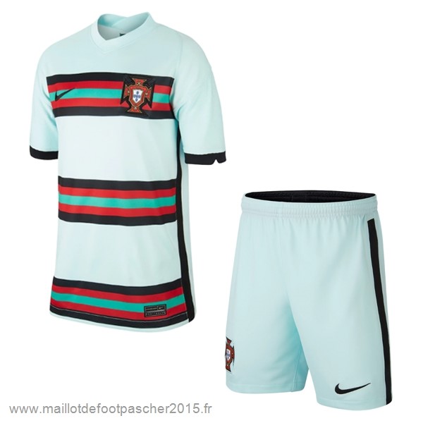 Maillot Foot Achat Exterieur Conjunto De Enfant Portugal 2020 Blanc