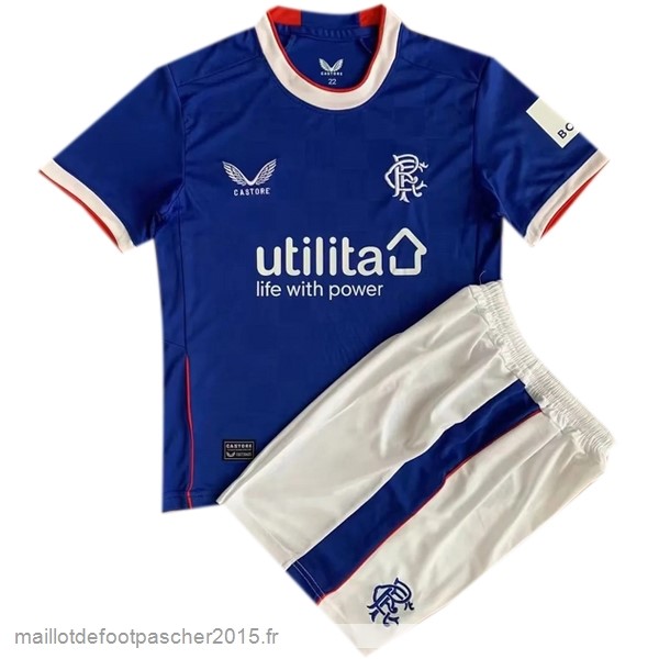 Maillot Foot Achat Domicile Conjunto De Enfant Rangers 2022 2023 Bleu