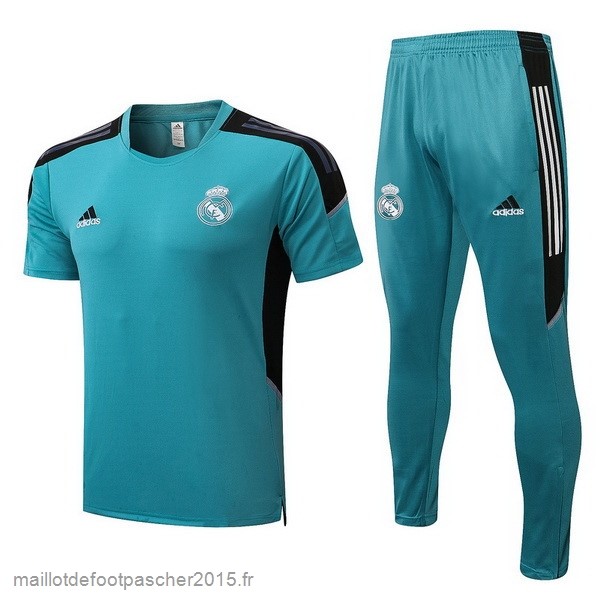 Maillot Foot Achat Entrainement Ensemble Complet Real Madrid 2022 2023 Vert Noir