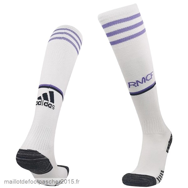 Maillot Foot Achat Domicile Chaussette Enfant Real Madrid 2022 2023 Blanc