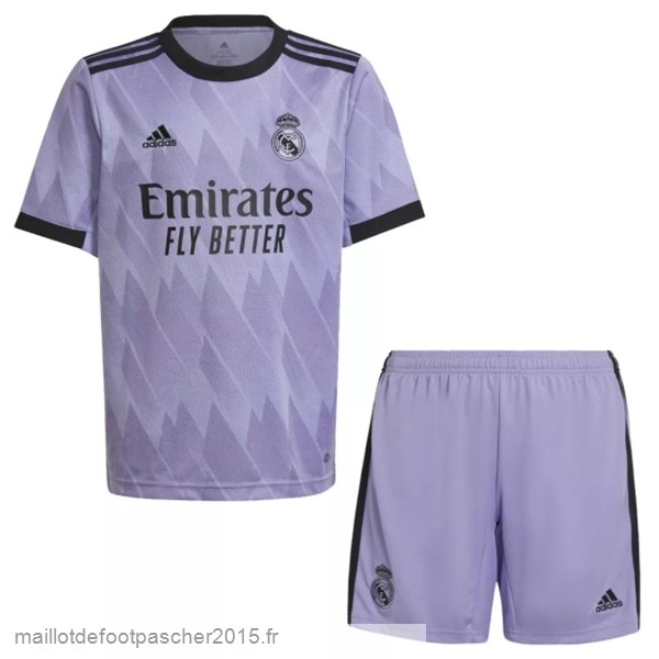 Maillot Foot Achat Exterieur Conjunto De Enfant Real Madrid 2022 2023 Purpura