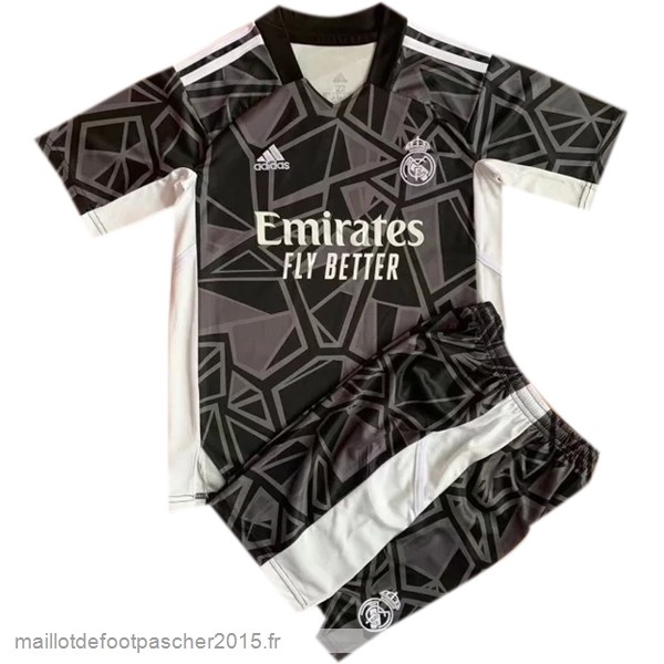 Maillot Foot Achat Gardien Conjunto De Enfant Real Madrid 2022 2023 Noir