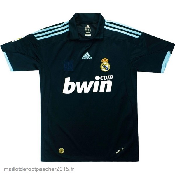 Maillot Foot Achat Exterieur Maillot Real Madrid Rétro 2009 2010 Noir