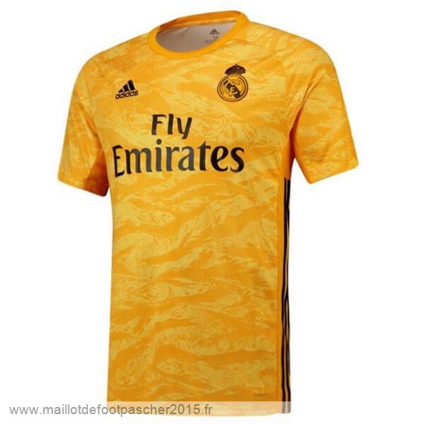 Maillot Foot Achat Domicile Maillot Gardien Real Madrid 2019 2020 Jaune