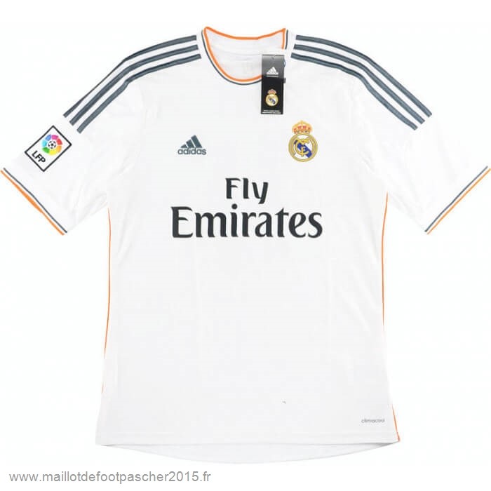 Maillot Foot Achat Domicile Maillot Real Madrid Rétro 2013 2014 Blanc