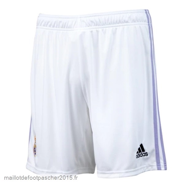 Maillot Foot Achat Domicile Pantalon Real Madrid 2022 2023 Blanc