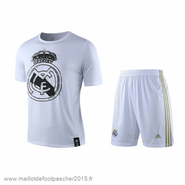 Maillot Foot Achat Entrainement Conjunto Completo Real Madrid 2019 2020 Blanc