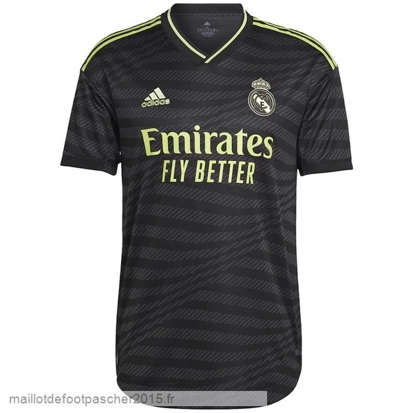 Maillot Foot Achat Thailande Third Joueurs Maillot Real Madrid 2022 2023 Noir