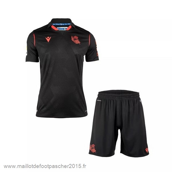 Maillot Foot Achat Exterieur Conjunto De Enfant Real Sociedad 2020 2021 Noir