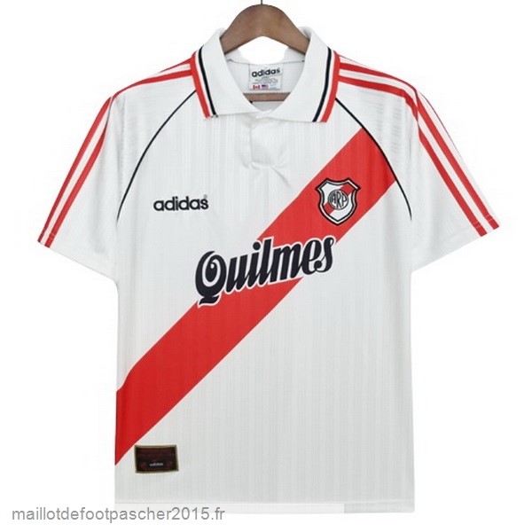 Maillot Foot Achat Domicile Maillot River Plate Rétro 1995 1996 Blanc