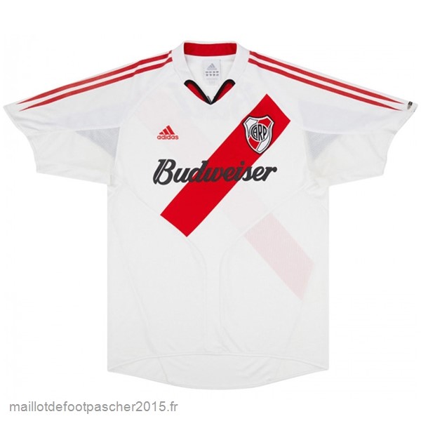 Maillot Foot Achat Domicile Maillot River Plate Rétro 2004 2005 Blanc