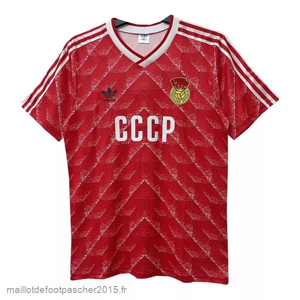 Maillot Foot Achat Domicile Maillot Rusia Rétro 1988 1989 Rouge