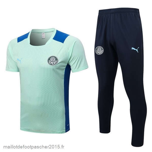 Maillot Foot Achat Entrainement Ensemble Complet Palmeiras 2022 2023 Vert Noir