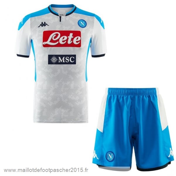 Maillot Foot Achat Third Conjunto De Enfant Naples 2019 2020 Blanc Bleu