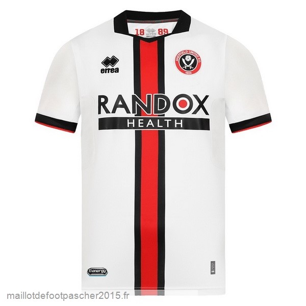 Maillot Foot Achat Thailande Exterieur Maillot Sheffield United 2022 2023 Blanc