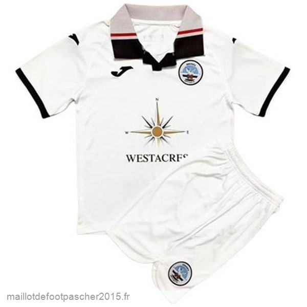 Maillot Foot Achat Domicile Conjunto De Enfant Swansea 2022 2023 Blanc