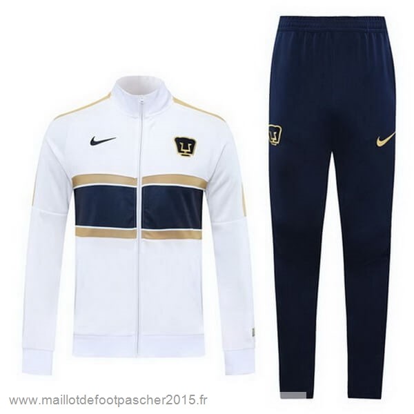 Maillot Foot Achat Survêtements UNAM Pumas 2020 2021 Blanc