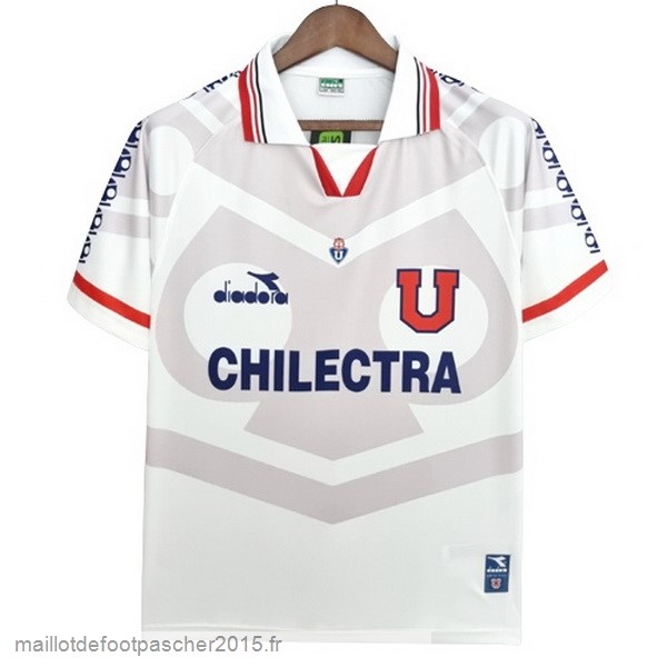 Maillot Foot Achat Exterieur Maillot Universidad De Chili Rétro 1996 Blanc