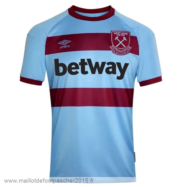 Maillot Foot Achat Exterieur Maillot West Ham United 2020 2021 Bleu