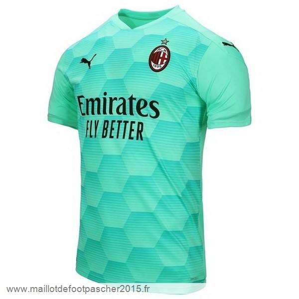 Maillot Foot Achat Domicile Gardien Maillot AC Milan 2020 2021 Vert