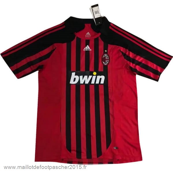 Maillot Foot Achat Domicile Maillot AC Milan Rétro 2007 2008 Rouge