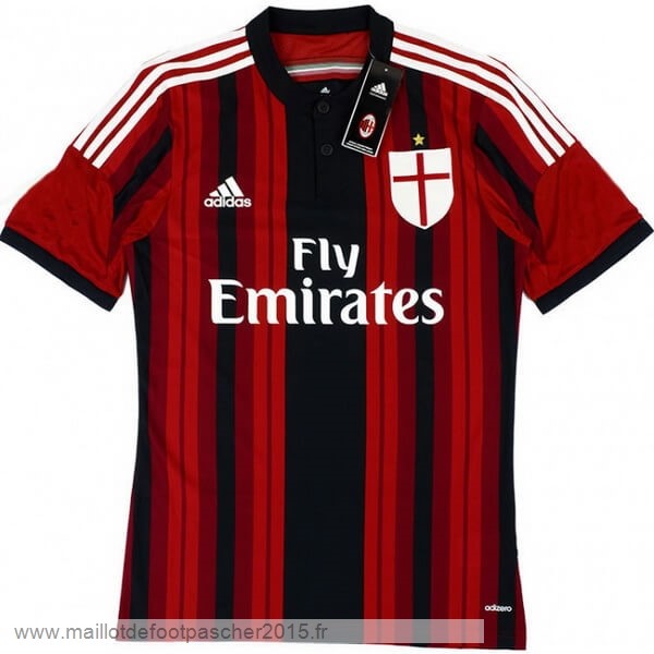 Maillot Foot Achat Domicile Maillot AC Milan Rétro 2014 2015 Rouge