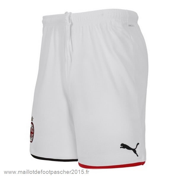 Maillot Foot Achat Domicile Pantalon AC Milan 2019 2020 Blanc