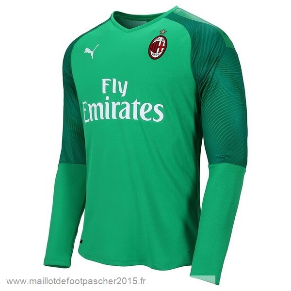 Maillot Foot Achat Manches Longues Gardien AC Milan 2019 2020 Vert