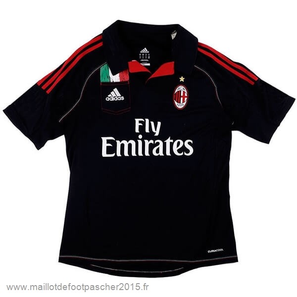 Maillot Foot Achat Third Maillot AC Milan Rétro 2012 2013 Noir