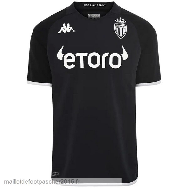 Maillot Foot Achat Thailande Exterieur Maillot AS Monaco 2022 2023 Noir