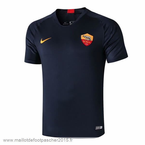 Maillot Foot Achat Entrainement AS Roma 2019 2020 Bleu Oro