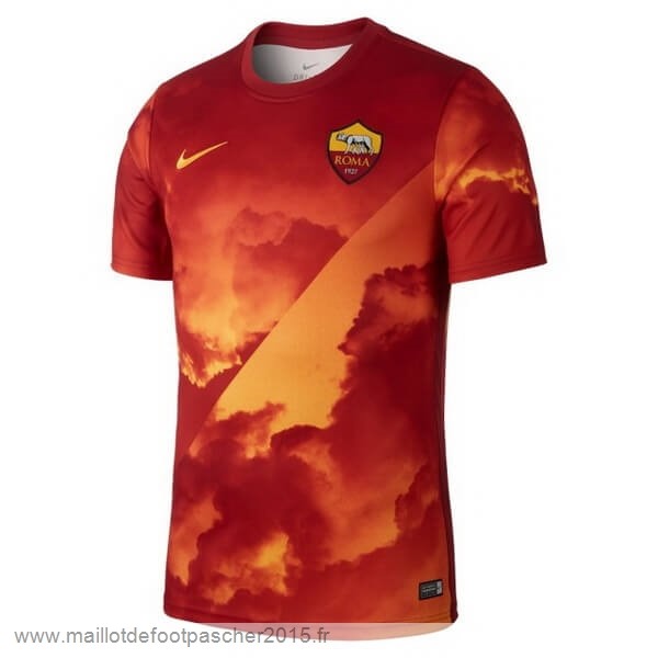 Maillot Foot Achat Entrainement AS Roma 2019 2020 Orange