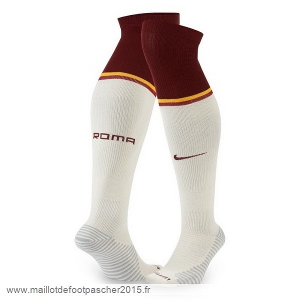 Maillot Foot Achat Exterieur Chaussette As Roma 2020 2021 Blanc