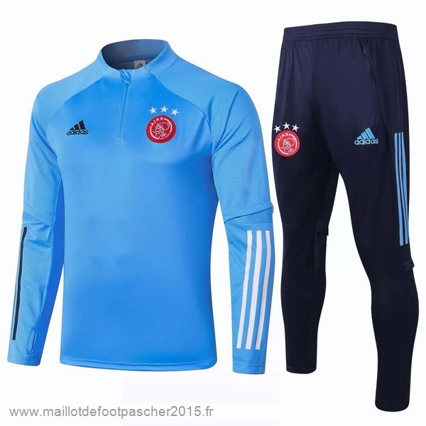 Maillot Foot Achat Survêtements Ajax 2020 2021 Bleu Clair