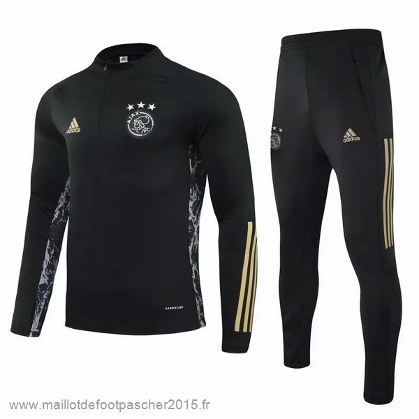 Maillot Foot Achat Survêtements Ajax 2020 2021 Noir Jaune