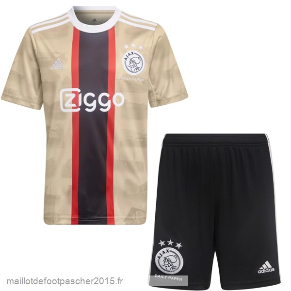 Maillot Foot Achat Third Conjunto De Enfant Ajax 2022 2023 Jaune