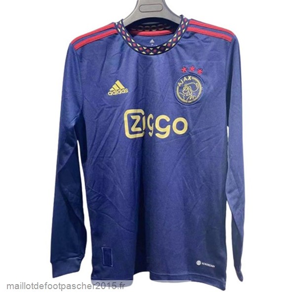 Maillot Foot Achat Thailande Exterieur Manches Longues Ajax 2022 2023 Purpura