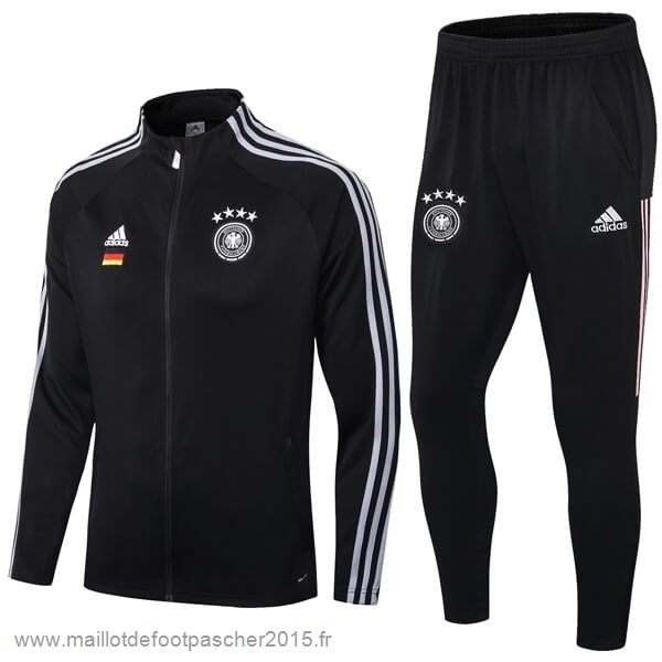 Maillot Foot Achat Survêtements Allemagne 2020 Noir Blanc